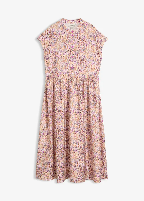 Abito midi in misto viscosa, bonprix
