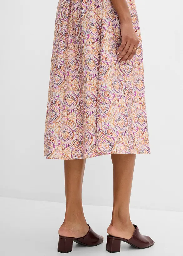 Abito midi in misto viscosa, bonprix