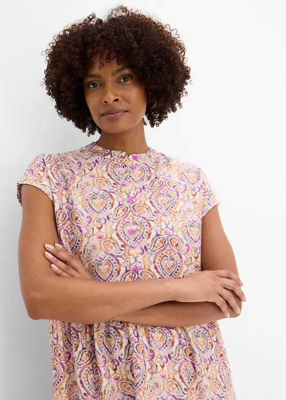 Abito midi in misto viscosa, bonprix