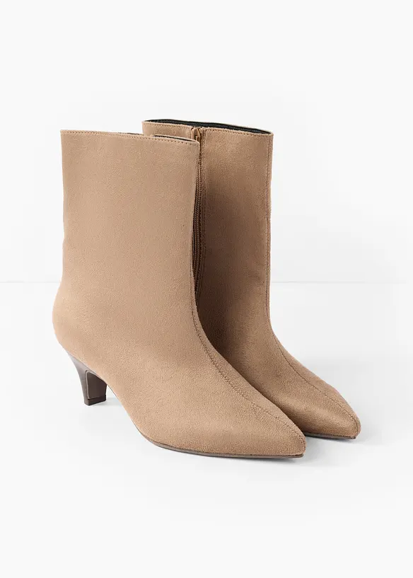 Stivaletti con tacco sottile, bonprix