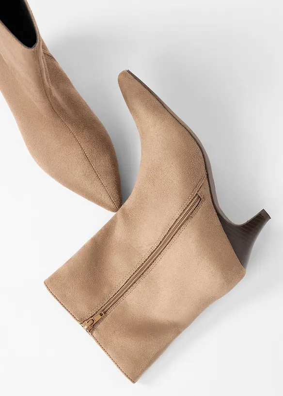 Stivaletti con tacco sottile, bonprix