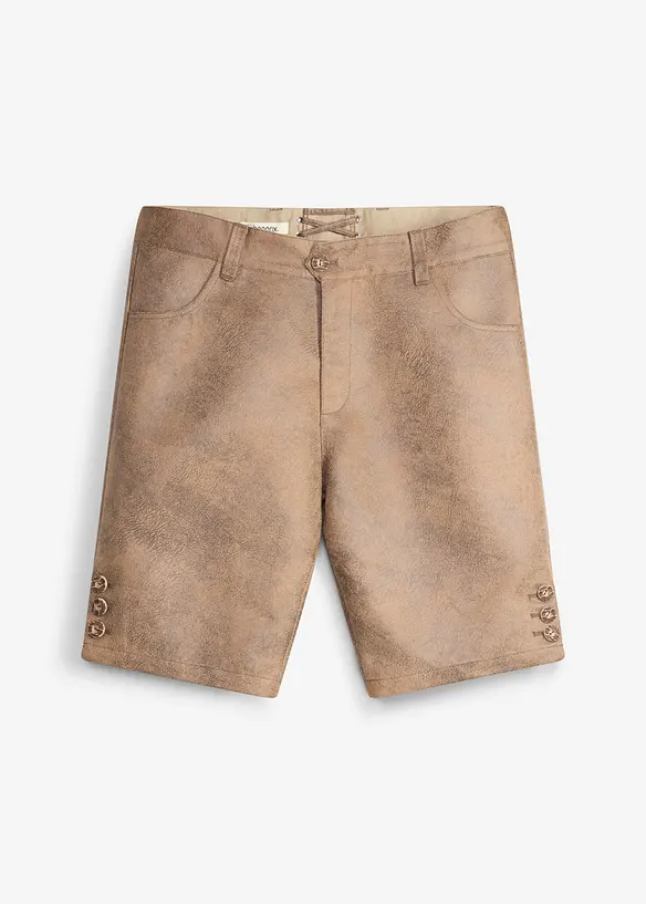 Bermuda bavaresi in similpelle, bonprix
