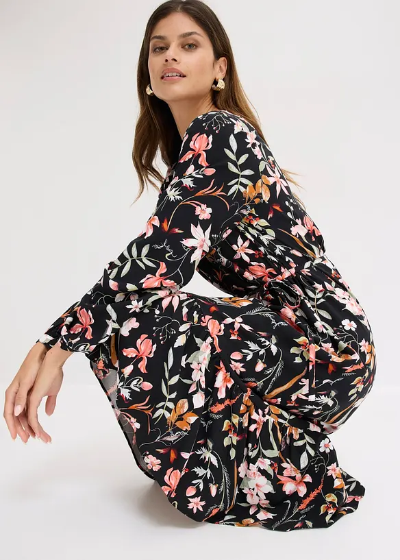 Abito midi in viscosa, bonprix