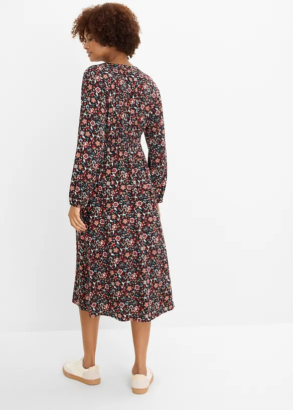 Abito midi in viscosa fluida, bonprix