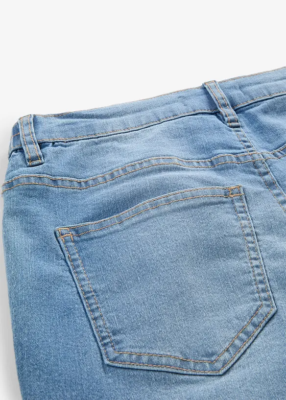 Jeans straight cropped, vita media, bonprix
