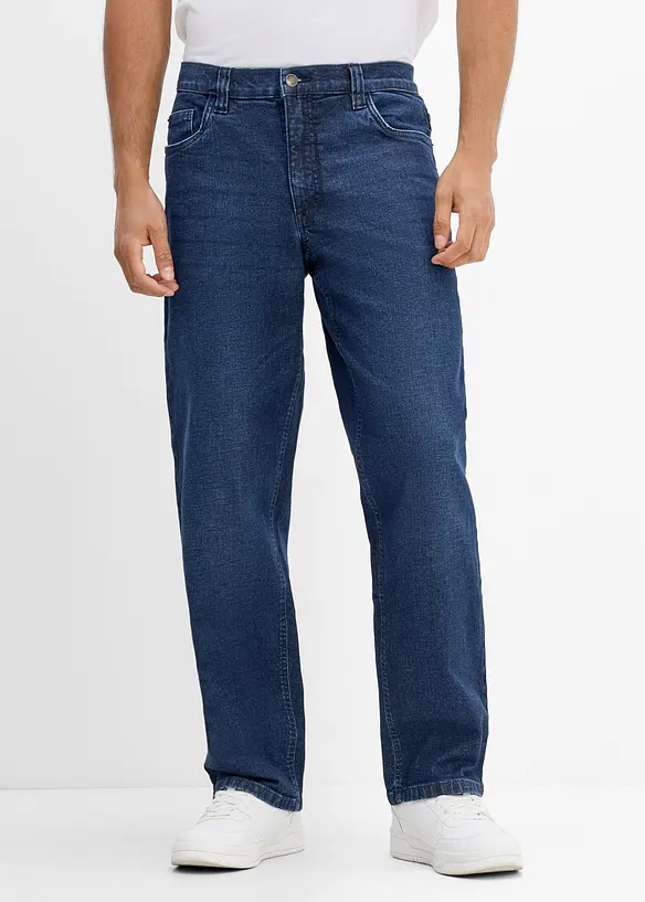 Jeans elasticizzati loose fit, straight, bonprix