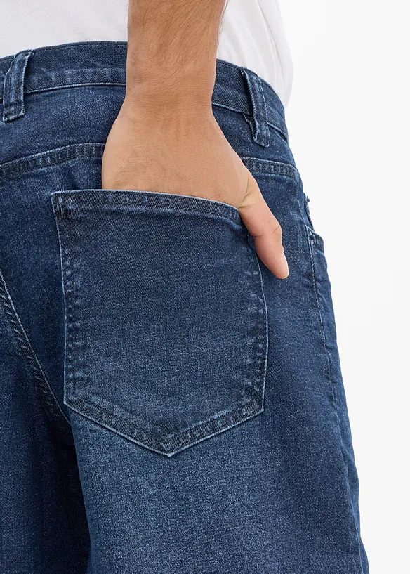 Jeans elasticizzati loose fit, straight, bonprix