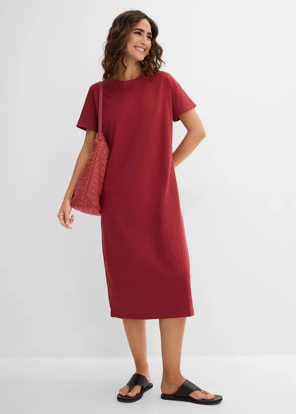 Abito di jersey con pizzo, bonprix