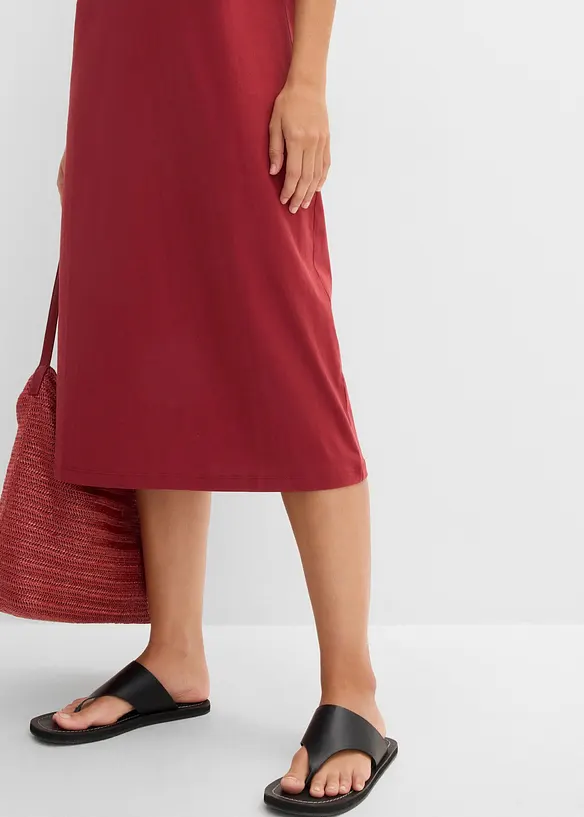 Abito di jersey con pizzo, bonprix
