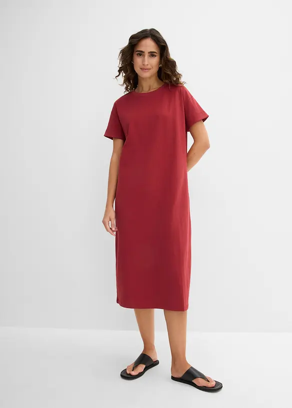 Abito di jersey con pizzo, bonprix