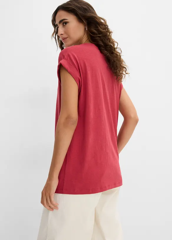 Maglia lunga in puro cotone biologico (pacco da 2), bonprix