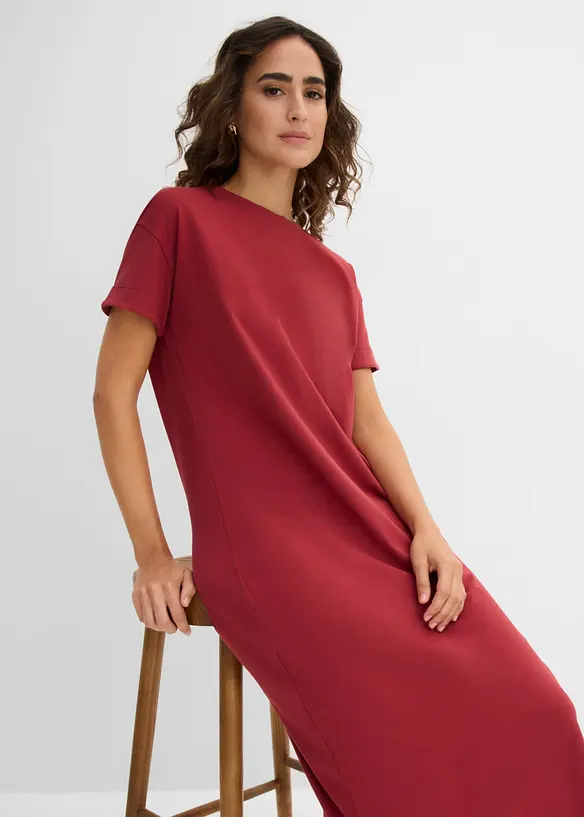 Abito di jersey con pizzo, bonprix