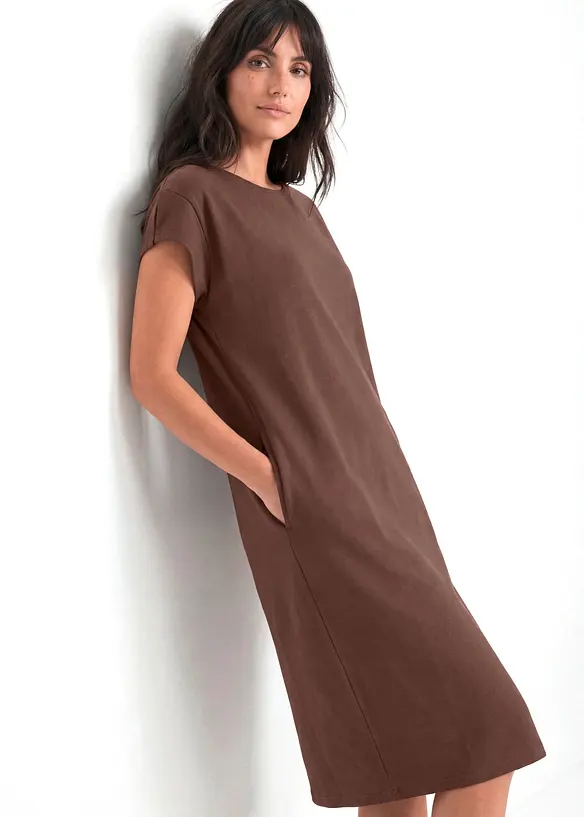 Abito in jersey di cotone biologico pesante, bonprix