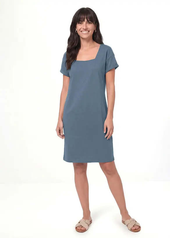 Abito di jersey con puro cotone biologico, bonprix