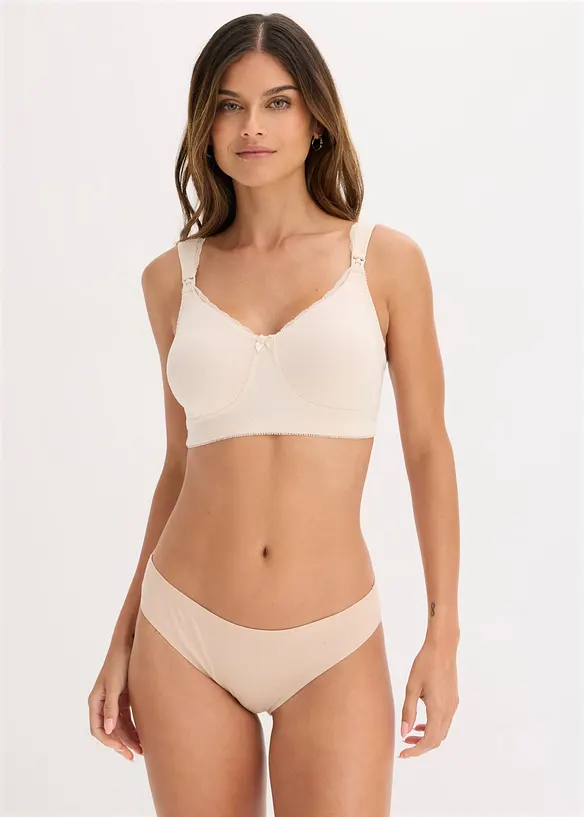 Reggiseno allattamento senza ferretto con cotone biologico (pacco da 2), bonprix