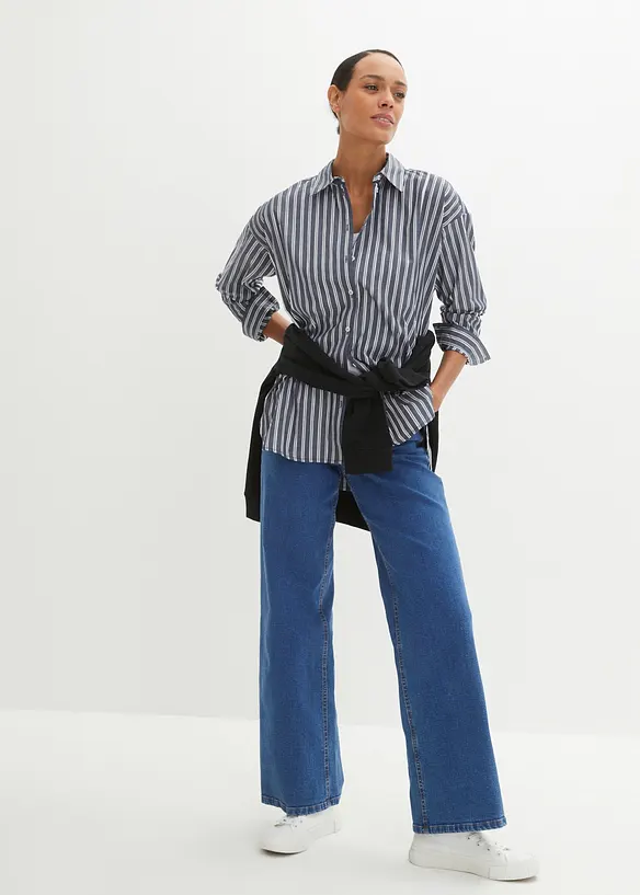 Camicia oversize in puro cotone, bonprix