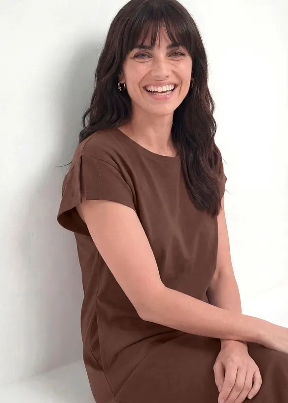 Abito in jersey di cotone biologico pesante, bonprix