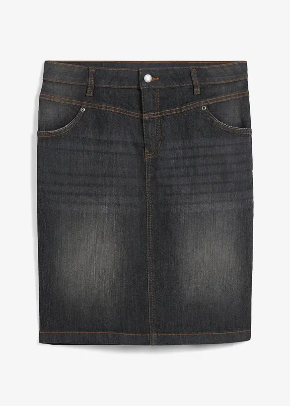 Gonna di jeans elasticizzata, bonprix