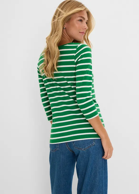 Maglia a maniche lunghe con puro cotone biologico, bonprix