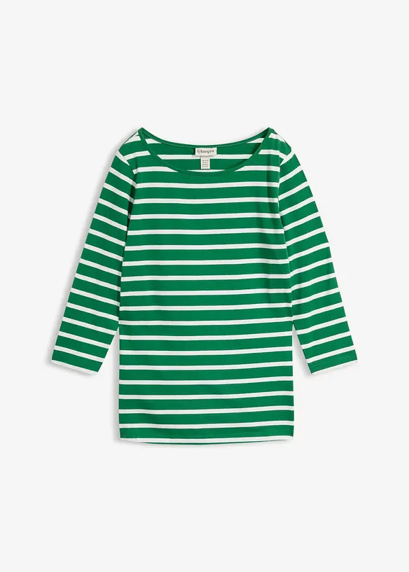 Maglia a maniche lunghe con puro cotone biologico, bonprix