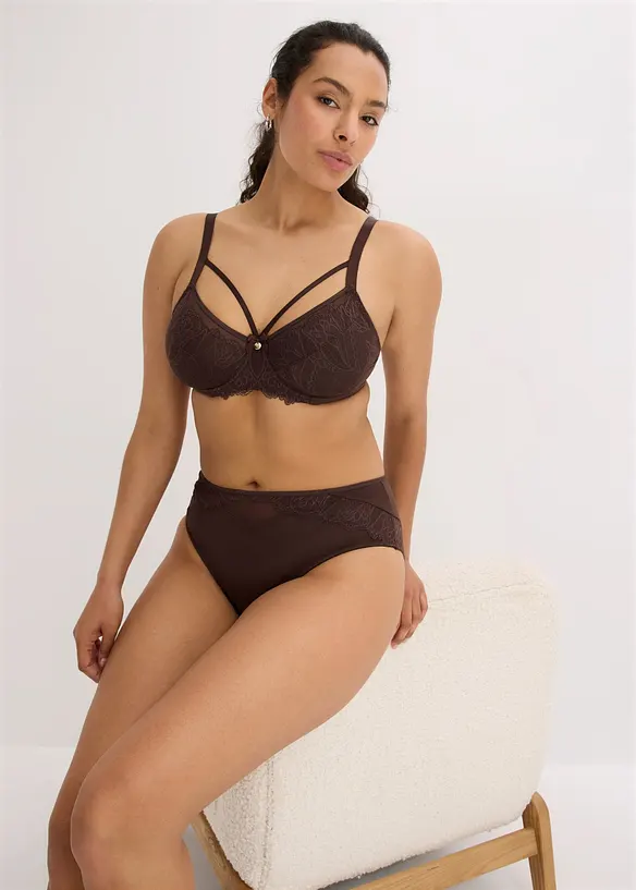 Reggiseno minimizer con pizzo delicato, bonprix