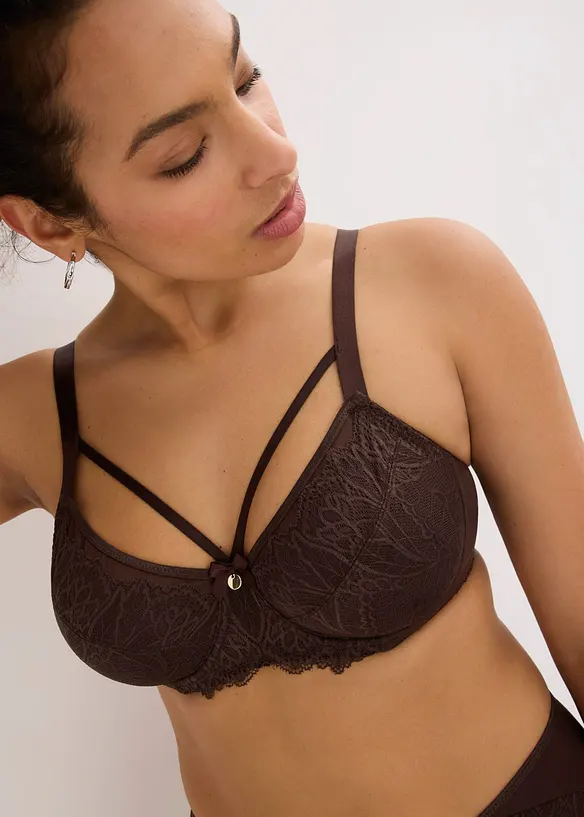 Reggiseno minimizer con pizzo delicato, bonprix