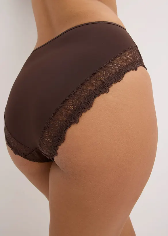 Slip alto con pizzo delicato, bonprix