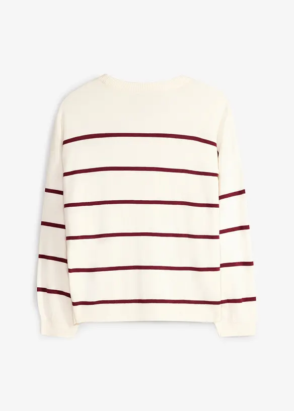 Maglione in filato fine misto viscosa, bonprix
