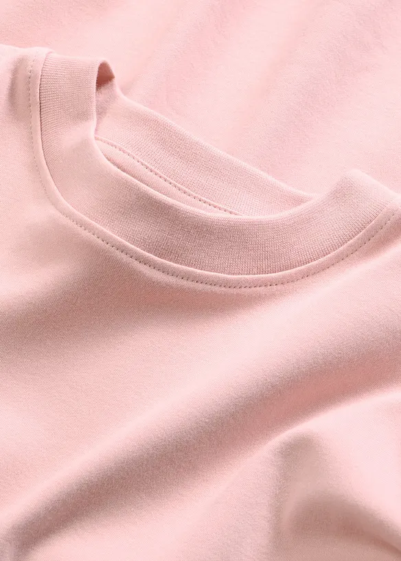 Maxi maglia corta in puro cotone biologico pesante, bonprix