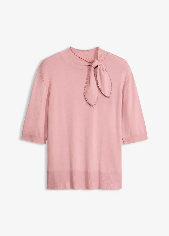 Maglione in filato fine di misto viscosa morbido, bonprix