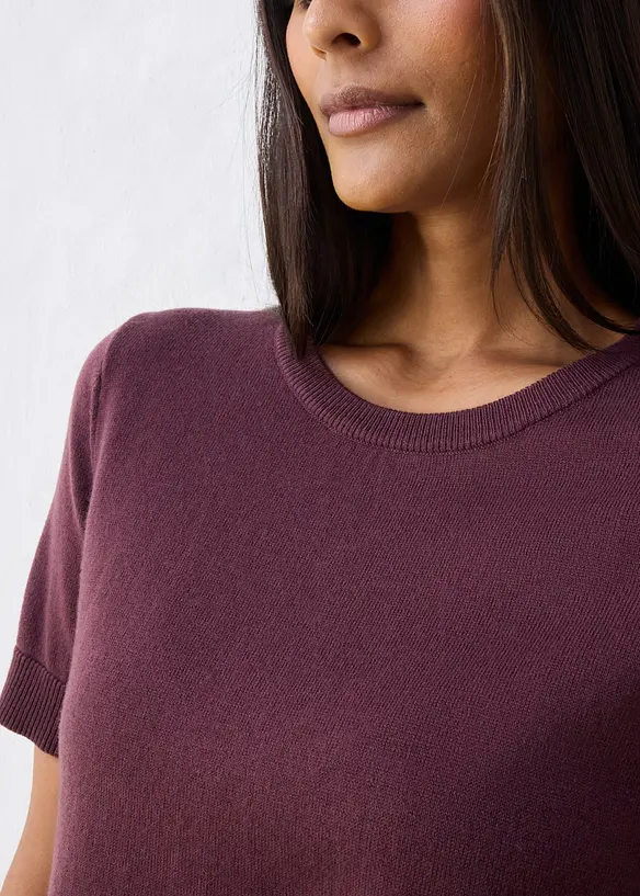 Maglione in filato fine di misto lana morbido, bonprix