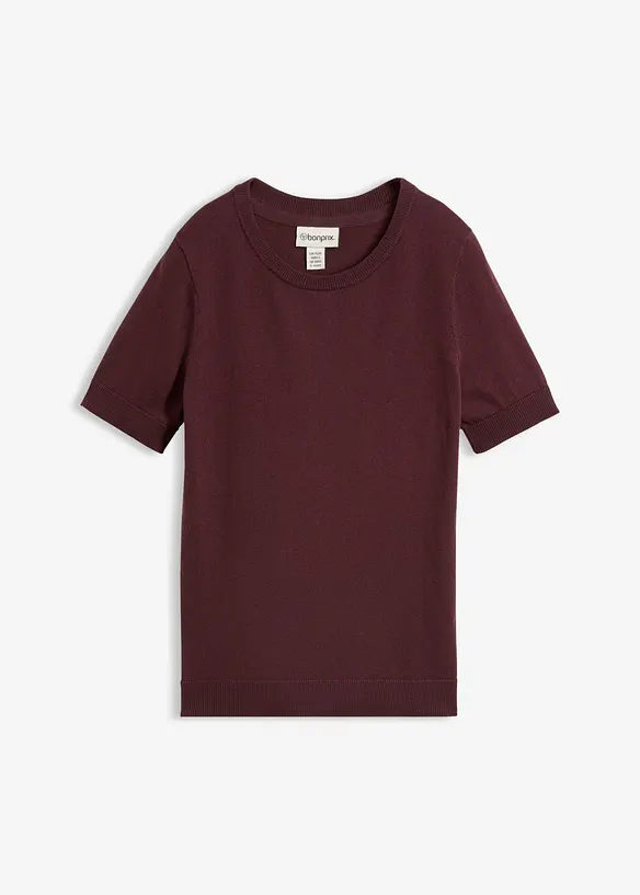 Maglione in filato fine di misto lana morbido, bonprix