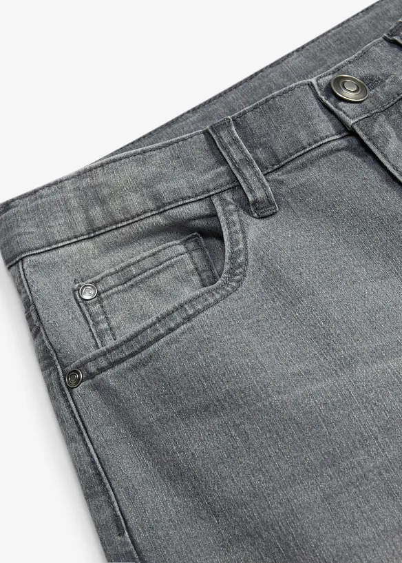 Jeans loose fit con vita regolabile, straight, bonprix