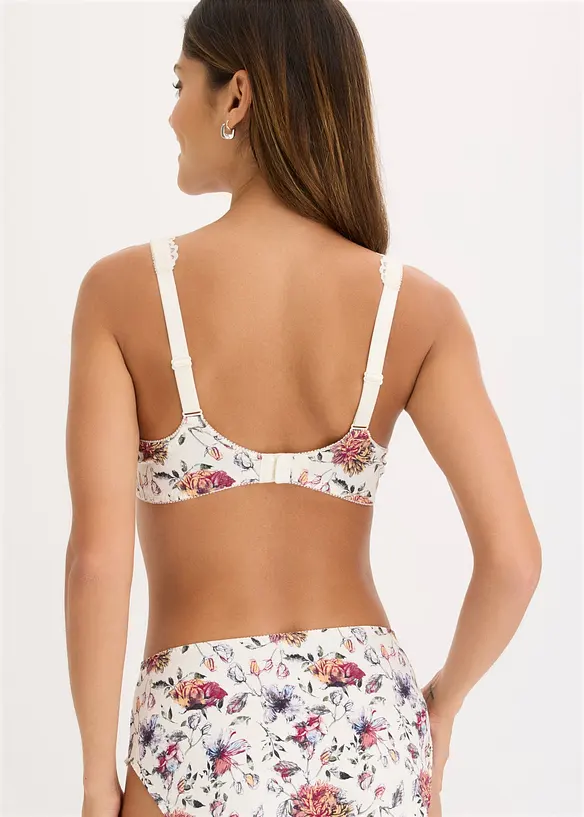Reggiseno con ferretto e fantasia floreale (pacco da 2), bonprix