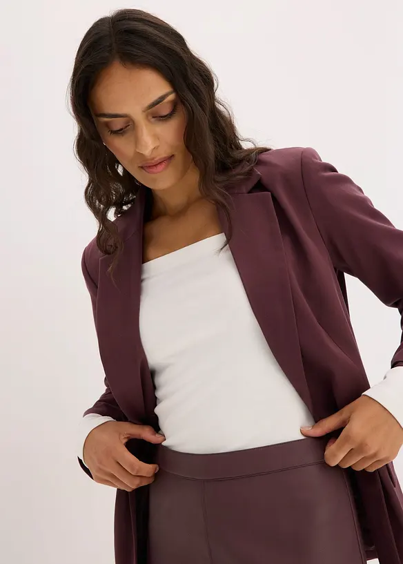Maglia a maniche lunghe con scollo quadrato, bonprix