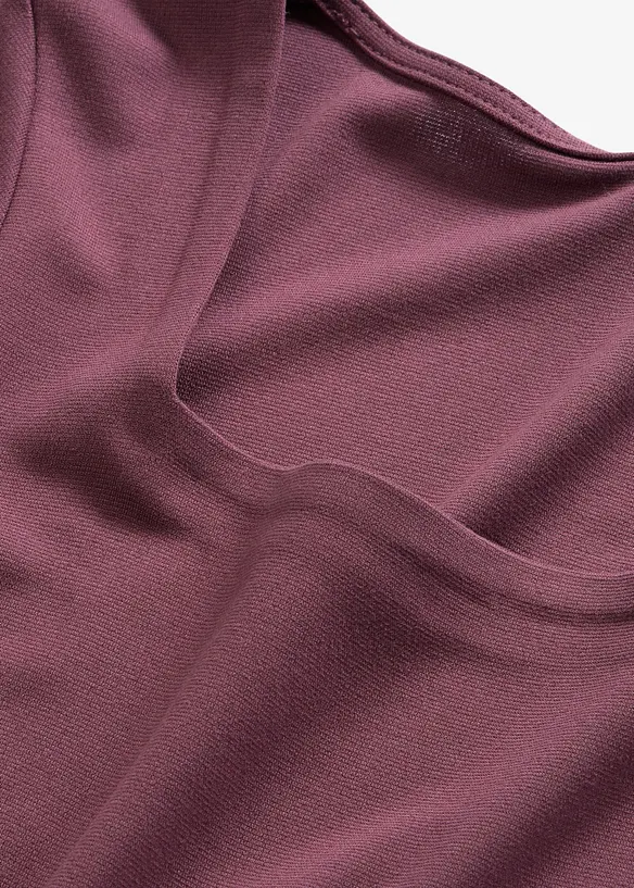 Maglia a maniche lunghe con scollo quadrato, bonprix