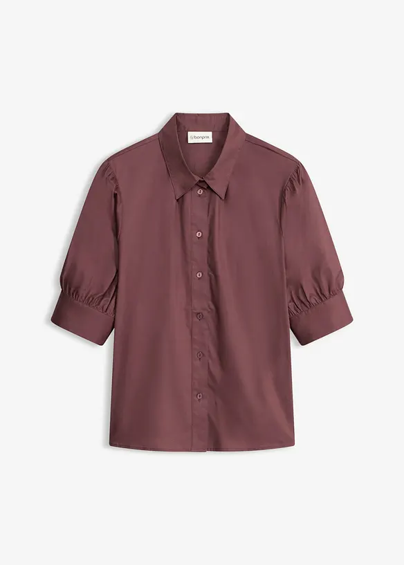 Blusa in misto cotone, bonprix