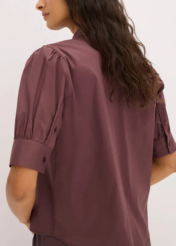 Blusa in misto cotone, bonprix