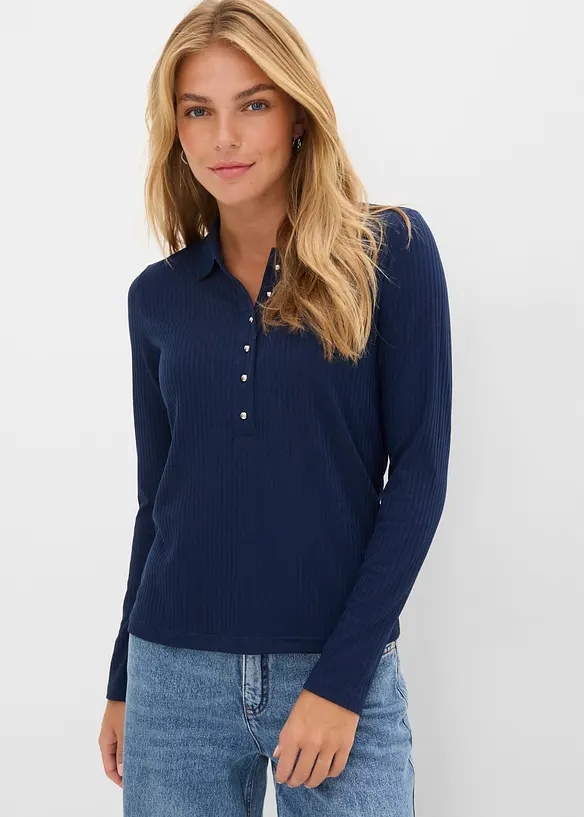 Polo a coste, bonprix
