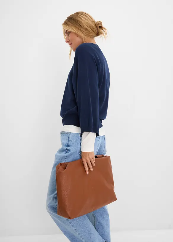 Maglione oversize in filato fine, bonprix