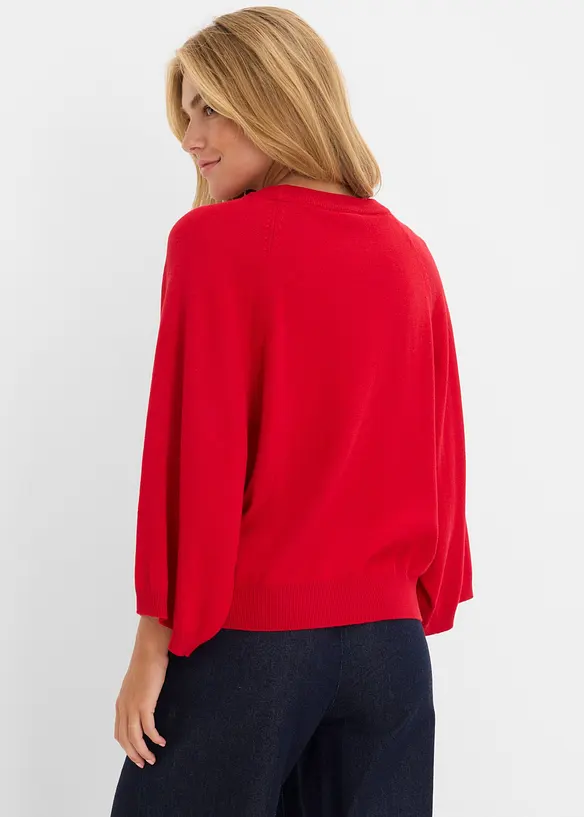 Maglione oversize in filato fine, bonprix