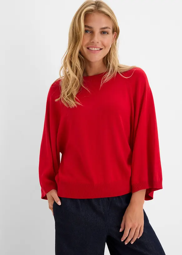 Maglione oversize in filato fine, bonprix