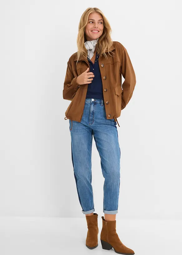 Bomber in similpelle, bonprix