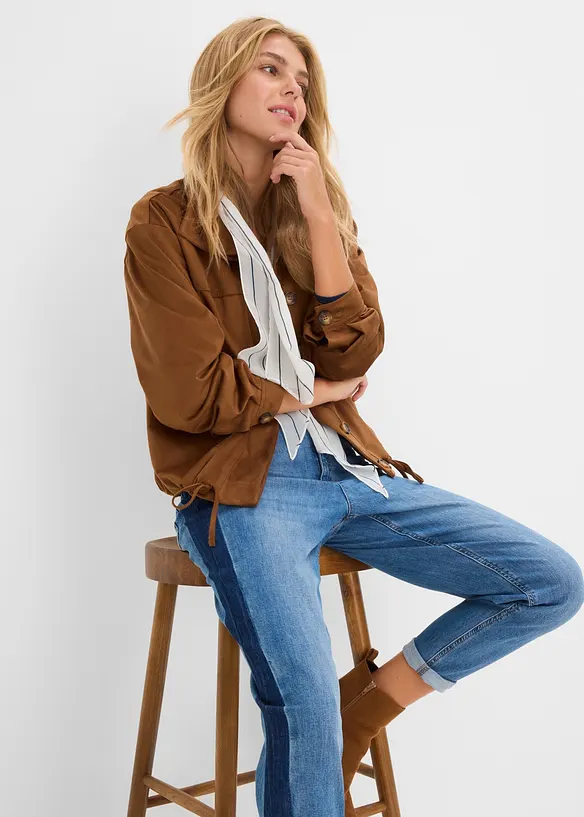 Bomber in similpelle, bonprix