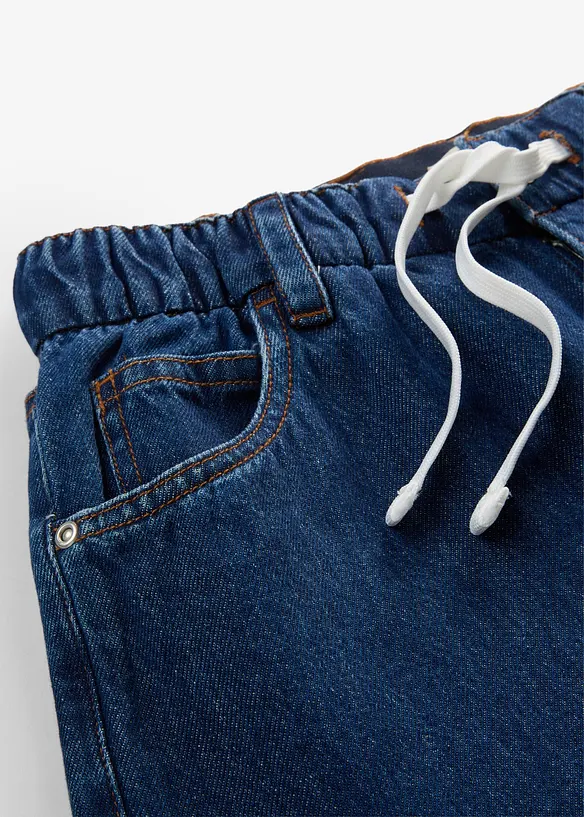 Jeans barrel cropped, vita media, bonprix