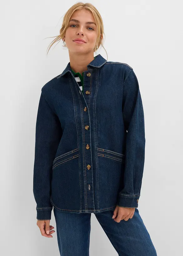 Giacca di jeans con cotone biologico, bonprix