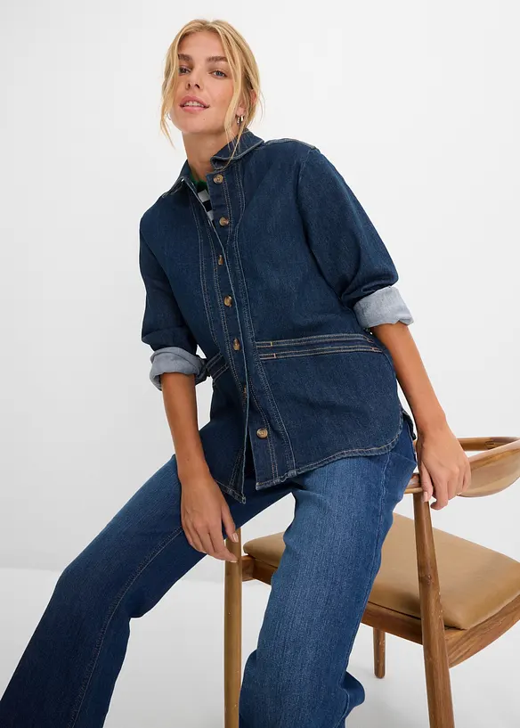 Giacca di jeans con cotone biologico, bonprix