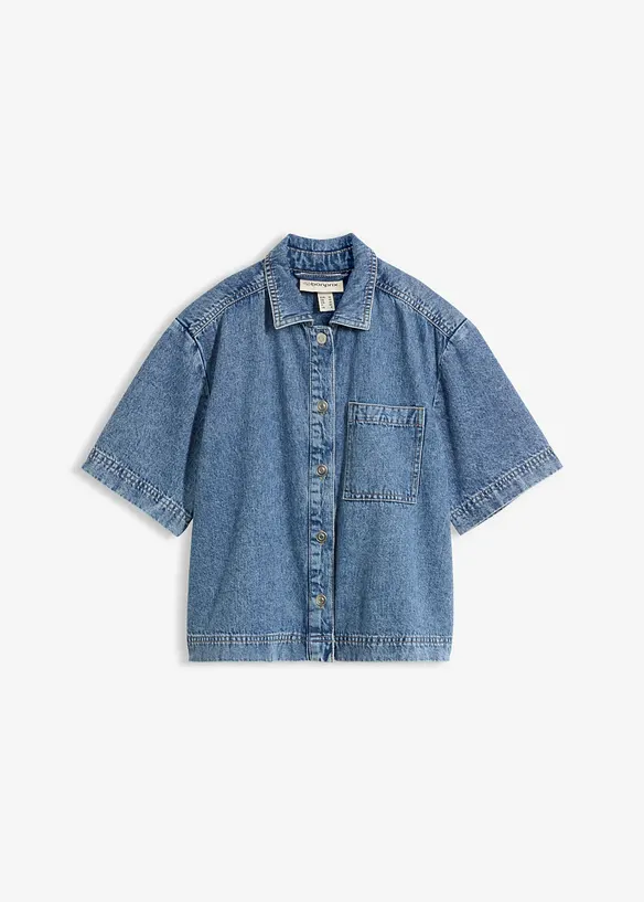 Camicia in jeans di puro cotone, bonprix