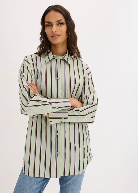Camicia in misto cotone, bonprix