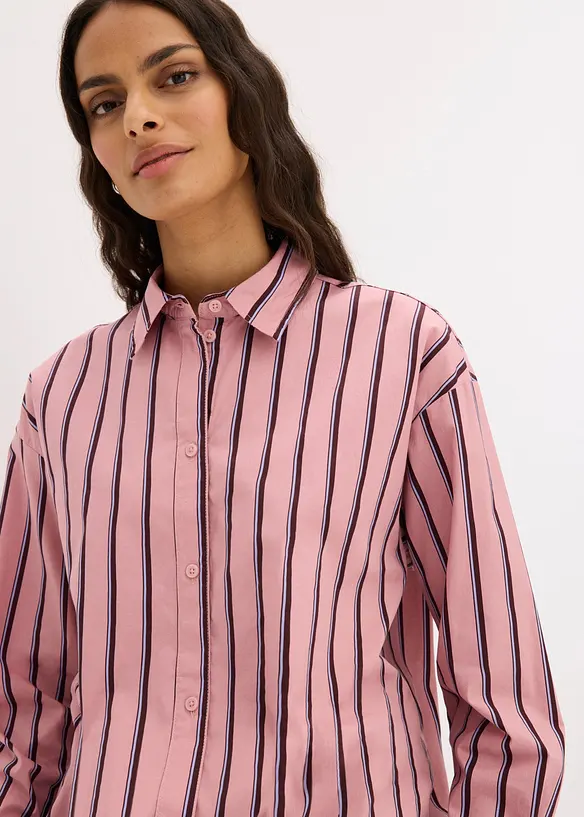 Camicia in misto cotone, bonprix